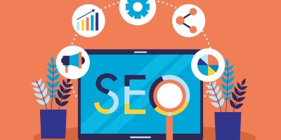 mobile analysis marketing diagram search engine optimization vector illustration