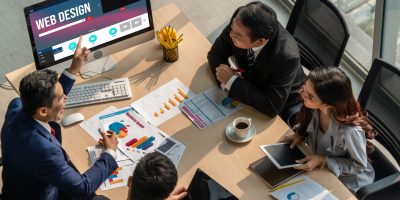 Website design software provide modish template for online retail business and e-commerce